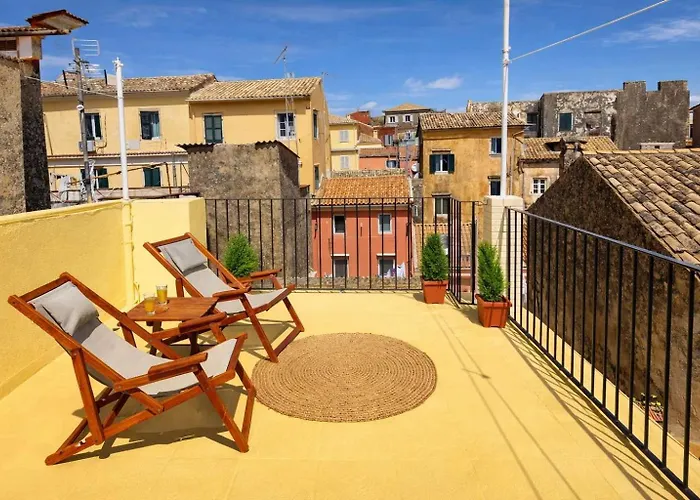 Corfu Old Town Terrace Appartement